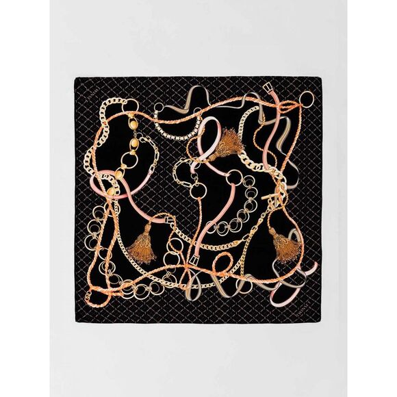 Twinset Scarf Woman Black - Picture 3 of 3